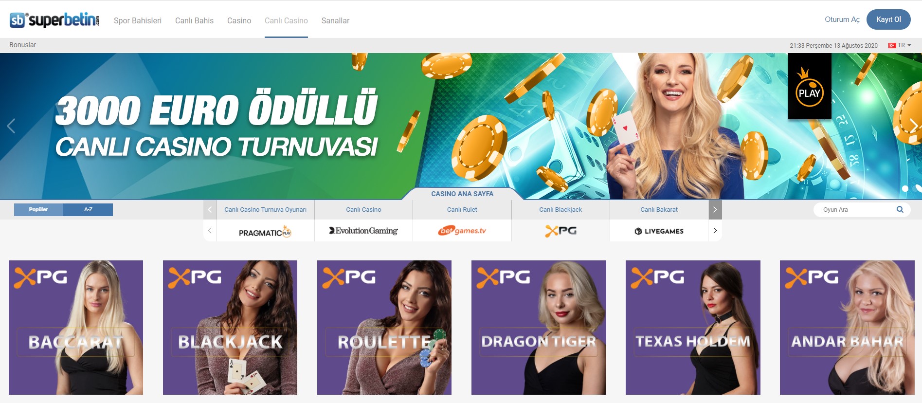 Superbetin XPG Oyunları