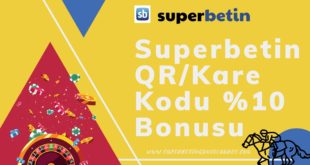 Superbetin QR/Kare Kodu %10 Bonusu