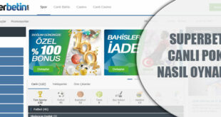 Superbetin Poker Oyunu